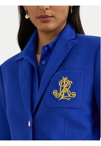 Lauren Ralph Lauren - LAUREN RALPH LAUREN Marynarka 200797305032 Niebieski Slim Fit. Kolor: niebieski. Materiał: bawełna #4