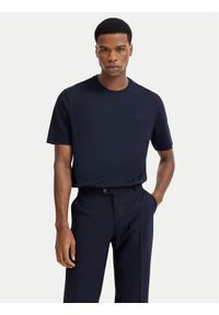 Bugatti T-Shirt 8350-95040 Granatowy Regular Fit. Kolor: niebieski. Materiał: bawełna #1