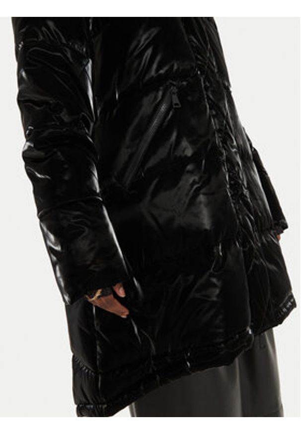 Versace Jeans Couture Kurtka zimowa 77HASD19 Czarny Loose Fit. Kolor: czarny. Materiał: syntetyk. Sezon: zima