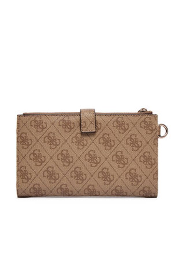 Guess Portfel Laurel II Slg SWSG74 59157 Brązowy. Kolor: brązowy. Materiał: skóra