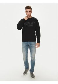 Replay Bluza M6975 .000.21842 Czarny Regular Fit. Kolor: czarny. Materiał: bawełna #5