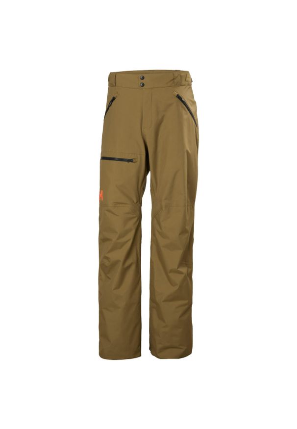 Spodnie narciarskie cargo Helly Hansen Sogn. Kolor: brązowy, beżowy, wielokolorowy. Sezon: zima. Sport: narciarstwo
