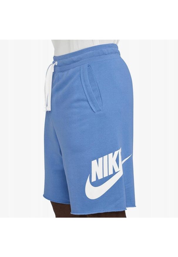 Spodenki Męskie Nike M Nk Club Alumni Hbr Ft Short. Kolor: niebieski