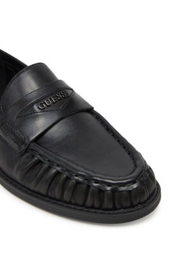 Guess Mokasyny FMJOSA LEA14 Czarny. Kolor: czarny. Materiał: skóra