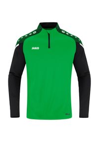 Bluza dresowa zapinana na zamek błyskawiczny Jako Performance. Kolor: czarny, zielony, wielokolorowy. Materiał: dresówka #1