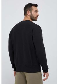 Champion bluza męska kolor czarny gładka. Kolor: czarny. Długość rękawa: długi rękaw. Długość: długie. Wzór: gładki #4