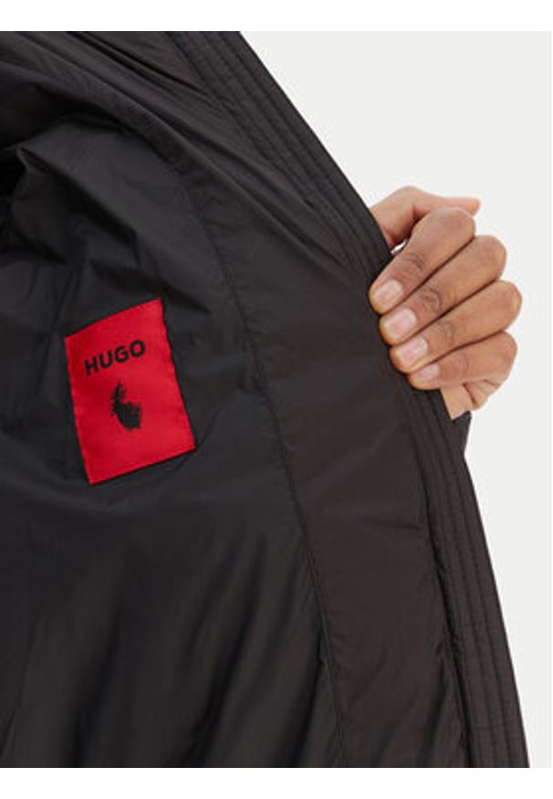 Hugo - HUGO Kurtka puchowa Francesca 50546344 Czarny Regular Fit. Kolor: czarny. Materiał: syntetyk