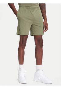 Kappa Szorty sportowe Logo Korpo Cabas 303HZE0 Khaki Regular Fit. Kolor: brązowy. Materiał: bawełna. Styl: sportowy