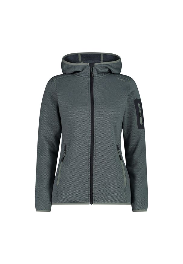 Bluza damska turystyczna CMP 3H19826. Kolor: szary. Materiał: polar. Sport: turystyka piesza