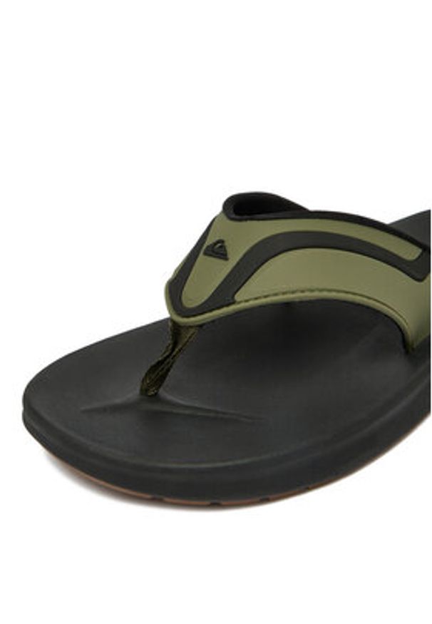 Quiksilver Japonki EO-BRANTON III CQ10124MG Zielony. Kolor: zielony. Materiał: syntetyk