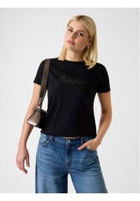 Guess T-Shirt W6GI08 K3023 Czarny Regular Fit. Kolor: czarny. Materiał: bawełna #1