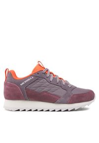 Merrell Sneakersy Alpine Sneaker J005182 Fioletowy. Kolor: fioletowy. Materiał: zamsz, skóra