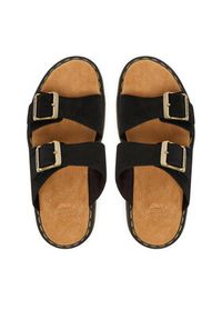 Dr. Martens Klapki Josef DM41082001 Czarny. Kolor: czarny. Materiał: skóra, zamsz #2