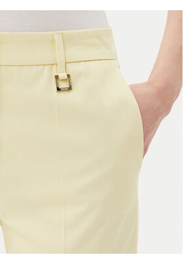 JOOP! Spodnie materiałowe 58 252P58Petrona-X 30045842 Żółty Slim Fit. Kolor: żółty. Materiał: bawełna
