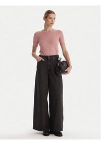 Weekend Max Mara Jeansy Vortice 2615181011 Czarny Wide Leg. Kolor: czarny #2