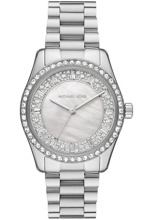 Zegarek Michael Kors Damski Lexington MK7445 (Srebrny Szyk i Klasyczna Elegancja). Kolor: srebrny. Styl: klasyczny