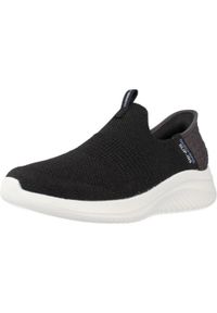 skechers - Kapcie SKECHERS SLIP-INS: SUMIT Czarny. Kolor: czarny. Materiał: tkanina. Model: Skechers Sport. Sport: turystyka piesza