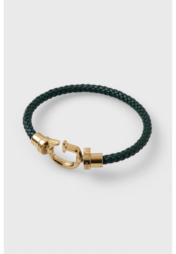 Guess - Bransoletka. Kolor: zielony