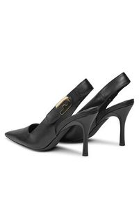 Furla Sandały Sign Slingback T.90 YG05SGN-BX2681-O6000-90294100 Czarny. Kolor: czarny. Materiał: skóra #6