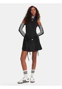 Adidas - adidas Spódnica mini Ribbon JX2554 Czarny Regular Fit. Kolor: czarny. Materiał: syntetyk #5