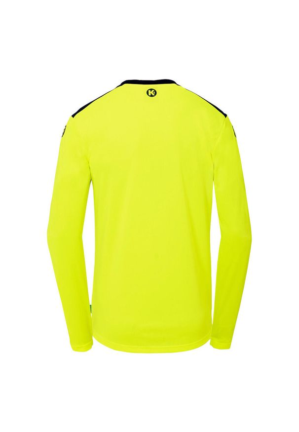 KEMPA - Dziecięcy dżersej z długim rękawem Kempa Emotion 27. Kolor: wielokolorowy, niebieski, żółty. Materiał: jersey. Długość rękawa: długi rękaw. Długość: długie. Sport: piłka ręczna