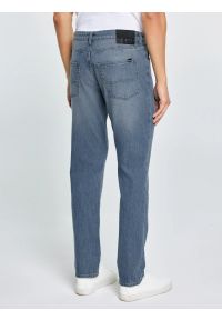 Big-Star - Jeansy męskie niebieskie Harper 307. Okazja: na co dzień. Stan: podwyższony. Kolor: niebieski. Styl: klasyczny, casual #4