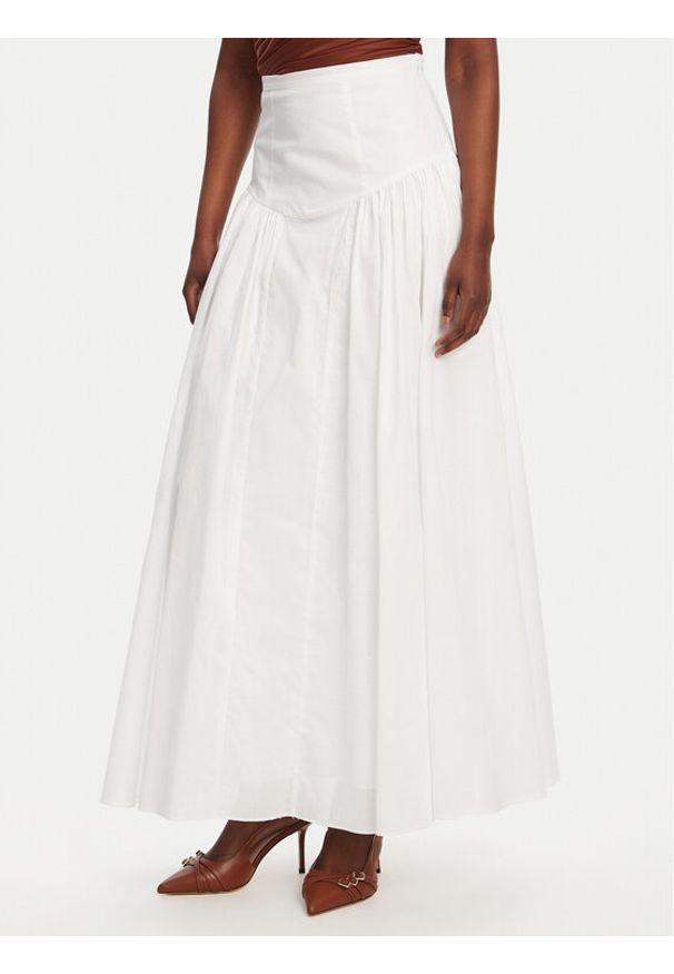 BARDOT Spódnica maxi amorette 59863SB Biały Regular Fit. Kolor: biały. Materiał: bawełna