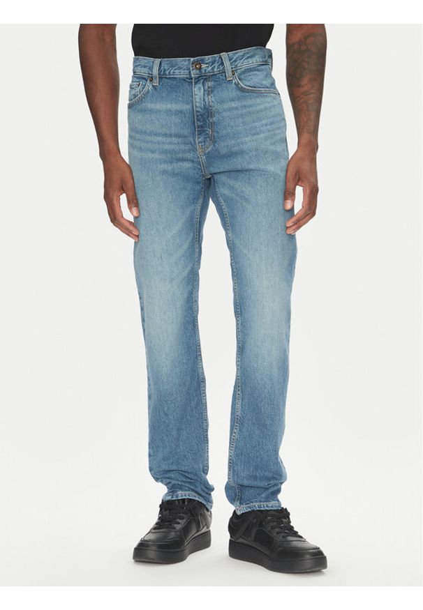 Hugo - HUGO Jeansy Ash 50541582 Niebieski Regular Fit. Kolor: niebieski