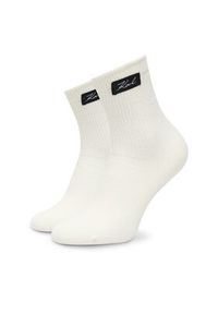 Karl Lagerfeld - KARL LAGERFELD Skarpety długie B1W47036 Czarny. Kolor: czarny. Materiał: bawełna #3