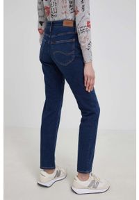 Lee jeansy ELLY DARK DAISY damskie medium waist. Kolor: niebieski #4