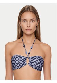 Seafolly Góra od bikini Marseille 31283-301 Granatowy. Kolor: niebieski. Materiał: syntetyk #1