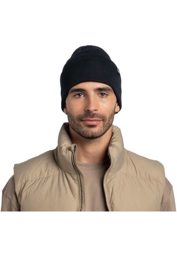 Buff - Czapka BUFF KNITTED BEANIE LILON. Kolor: czarny