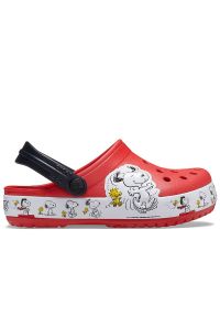 Crocs Fun Lab Snoopy Woodstock Clog > 206176-8C1. Materiał: materiał. Wzór: aplikacja. Styl: wakacyjny