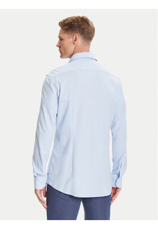 BOSS Koszula P-Hank 50527675 Błękitny Slim Fit. Kolor: niebieski. Materiał: bawełna
