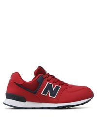 New Balance Sneakersy GC574CR1 Czerwony. Kolor: czerwony. Materiał: skóra. Model: New Balance 574 #1