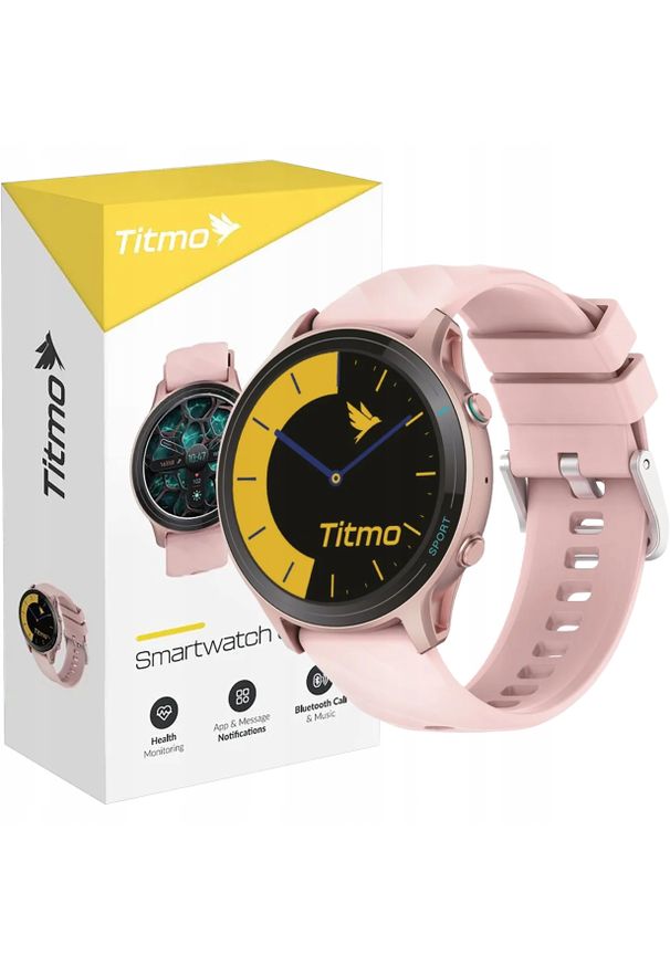 krainaGSM - SMARTWATCH Titmo O-100 SPORTOWY WODOODPORNY ROZMOWY BLUETOOTH KROKOMIERZ. Rodzaj zegarka: smartwatch. Styl: sportowy