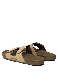 Quiksilver Klapki AQYL101256 Beżowy. Kolor: beżowy. Materiał: skóra