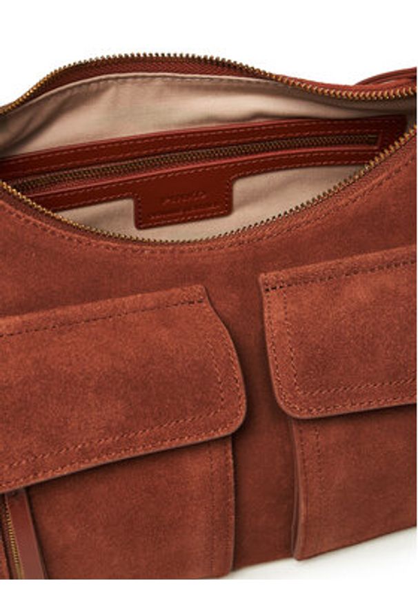 Pinko - PINKO Torebka Cargo Bag Maxi PE 25 PLTT 104507 A29N Brązowy. Kolor: brązowy. Materiał: skórzane, zamszowe