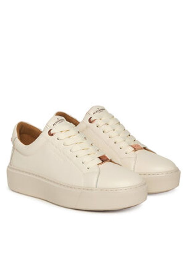 Alexander Smith Sneakersy London ALBCLHW-8012-TLI Biały. Kolor: biały. Materiał: skóra