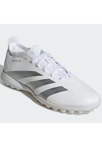 Adidas - Buty piłkarskie adidas Predator League L Tf M IE2613 białe. Zapięcie: sznurówki. Kolor: biały. Materiał: syntetyk, guma. Sport: piłka nożna