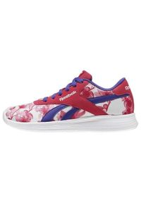 Buty do chodzenia dla dzieci Reebok Royal EC Ride. Zapięcie: sznurówki. Kolor: niebieski, wielokolorowy, biały. Materiał: tkanina, materiał. Szerokość cholewki: normalna. Model: Reebok Royal. Sport: turystyka piesza