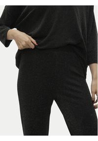 Vero Moda Spodnie dzianinowe Kanva 10296871 Czarny Regular Fit. Kolor: czarny. Materiał: syntetyk #6
