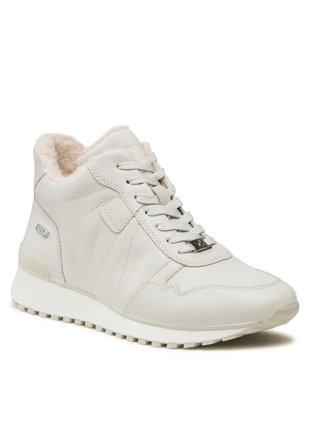 Sneakersy Caprice. Kolor: beżowy