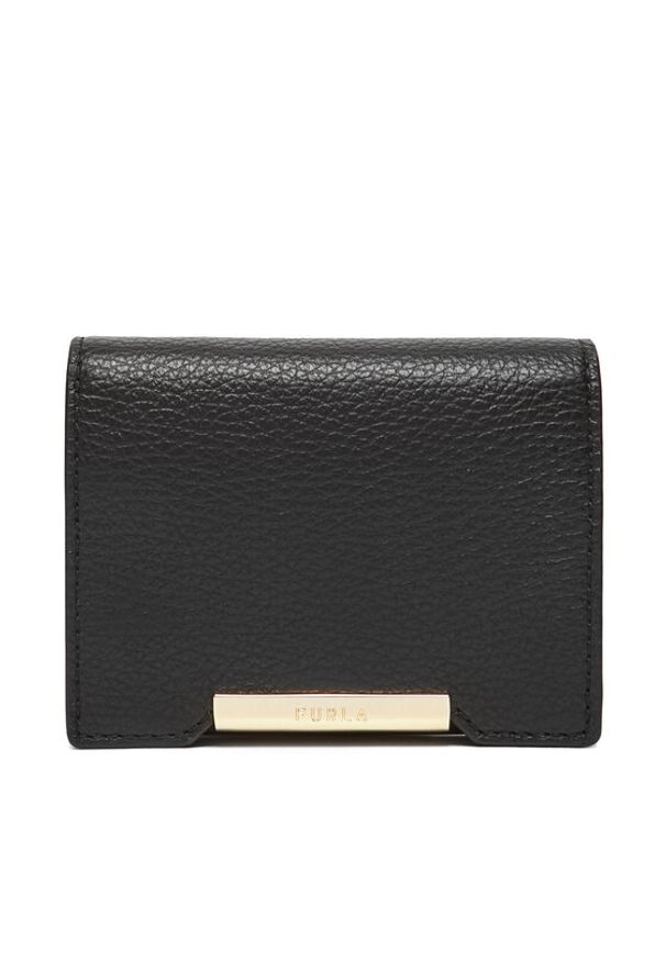Furla Mały Portfel Damski Giada WP00522 HSF000 Czarny. Kolor: czarny. Materiał: skóra