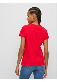 Hugo T-Shirt Redlabel 50456008 Różowy Slim Fit. Kolor: różowy. Materiał: bawełna