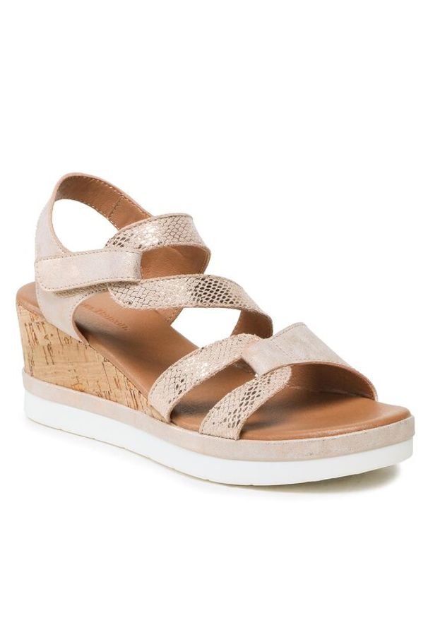 Clara Barson Sandały WS216-01 Różowy. Kolor: różowy. Materiał: skóra