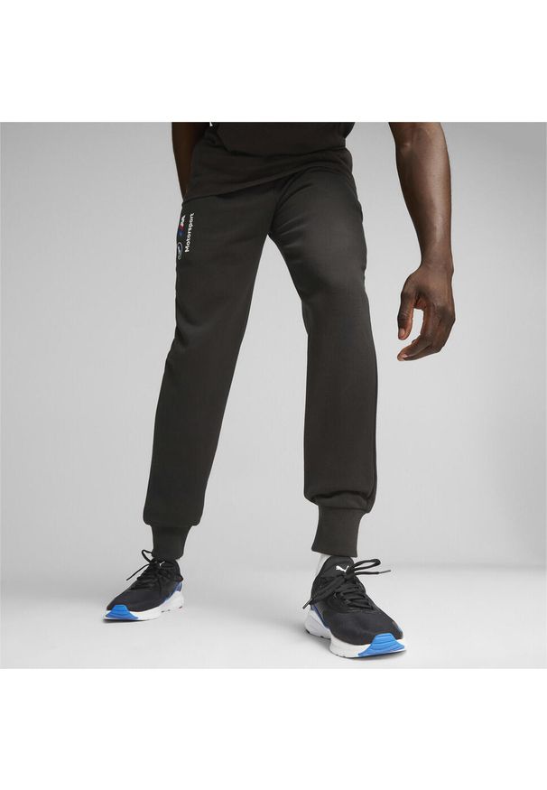 Puma Spodnie Bmw Mms Ess Fl 62130201. Kolor: czarny. Materiał: dresówka. Styl: sportowy