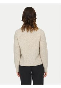 only - ONLY Sweter Tokyo 15317865 Beżowy Standard Fit. Kolor: beżowy. Materiał: syntetyk #5