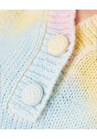 LOVE SHACK FANCY - Pastelowy sweter Naveen. Kolor: niebieski. Materiał: akryl, wełna. Sezon: wiosna. Styl: elegancki