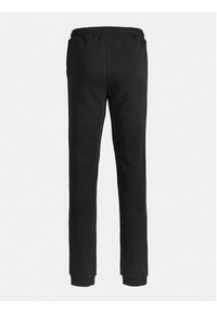 Jack&Jones Junior Spodnie dresowe Gordon 12257312 Czarny Slim Fit. Kolor: czarny. Materiał: syntetyk #4